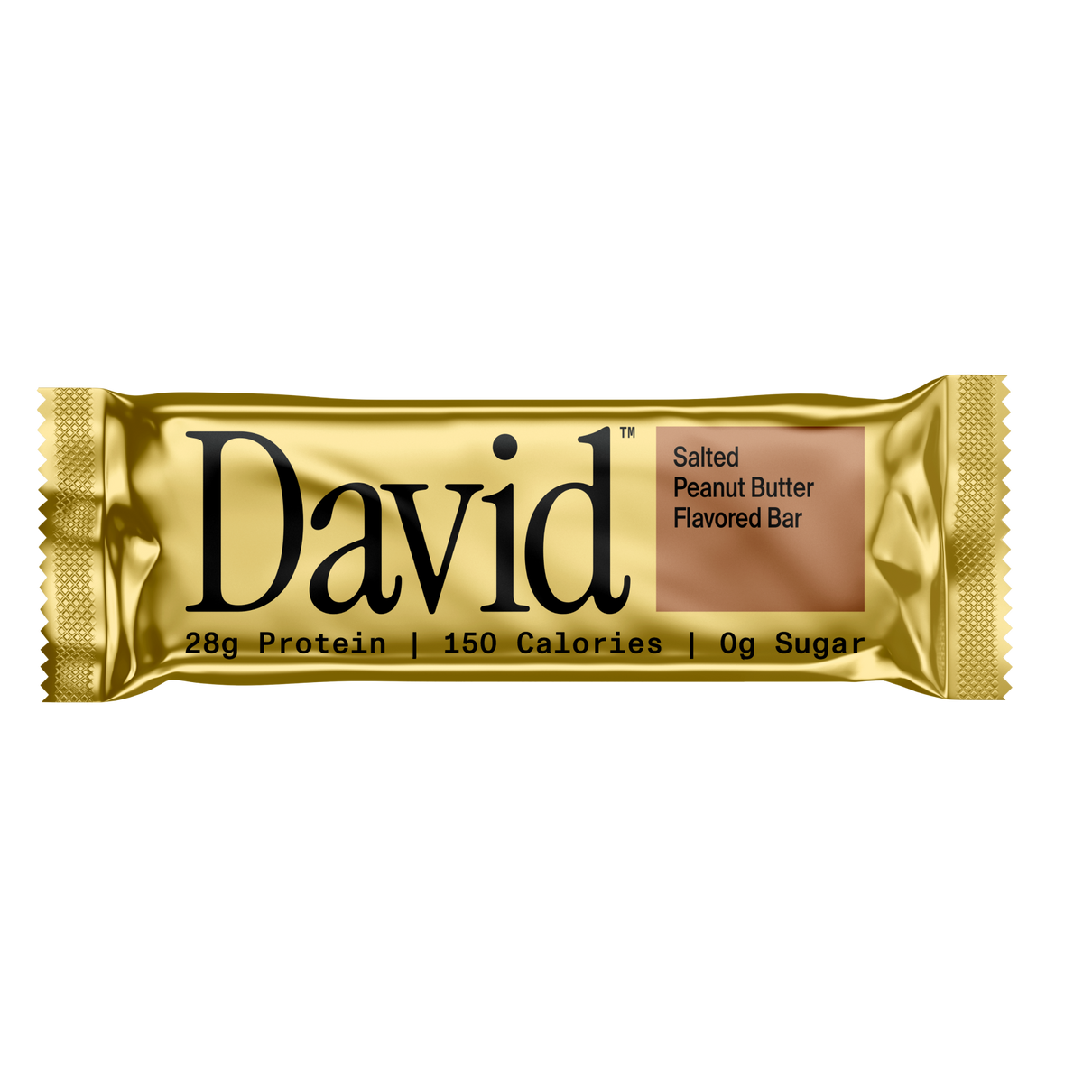 David Protein Gold Salted Peanut Butter - Barra individual