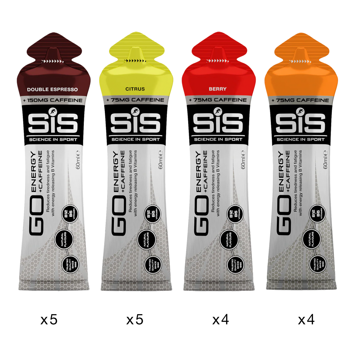 SiS GO Energy + Caffeine Gel (Pieza individual)