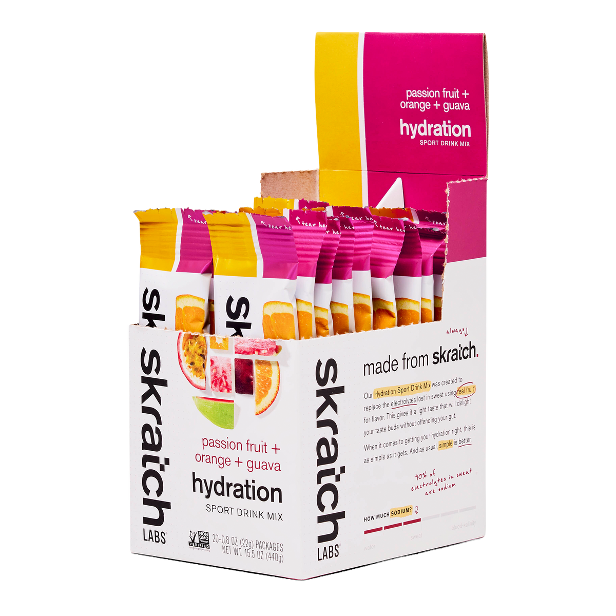 Skratch Labs Hydration Sport Mix Passion Fruit Orange Guava